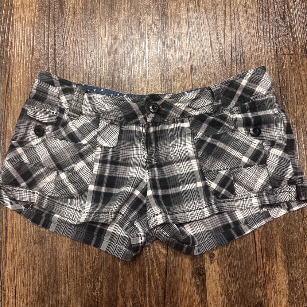 Billabong Black and White Cargo Shorts